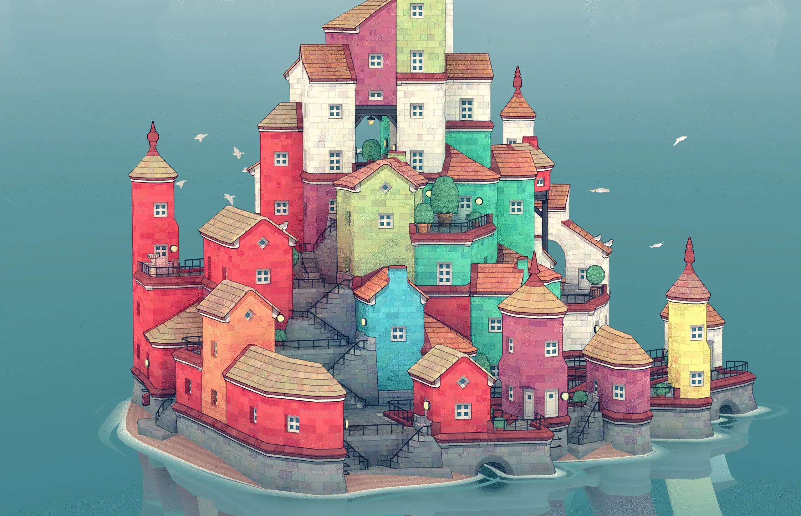 بازی Townscaper