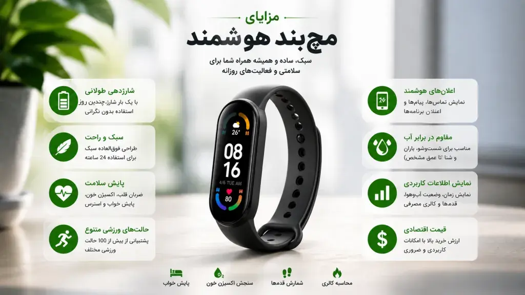 مچ‌بند هوشمند چه مزایایی دارد؟