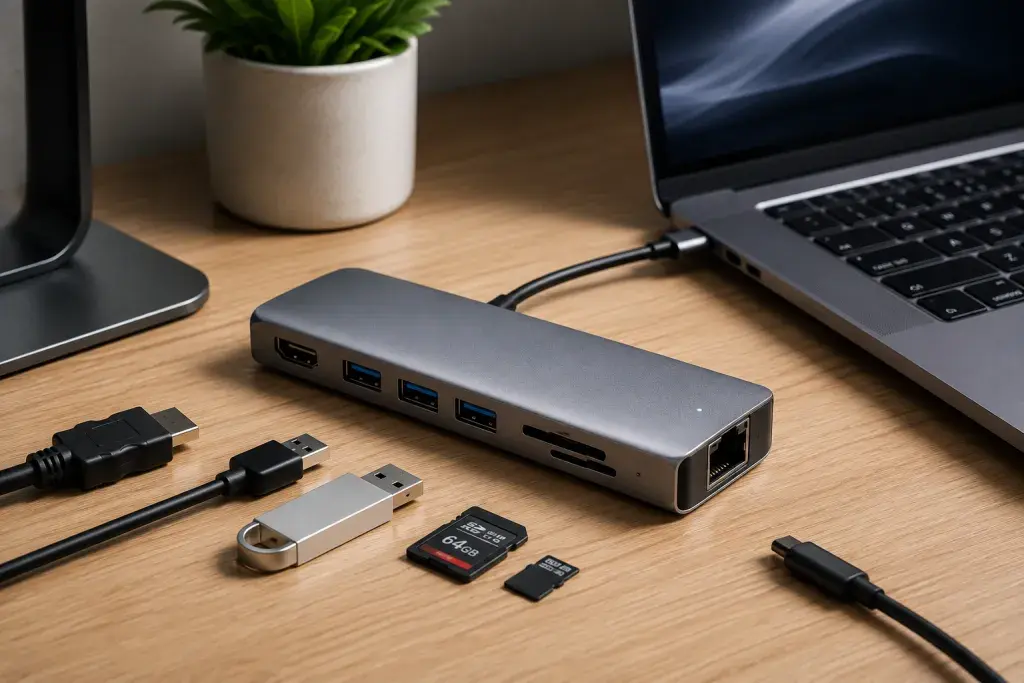 هاب USB و چند راهی - گجت برای کار پشت میز