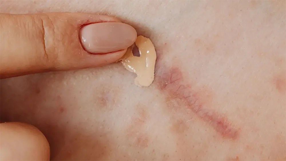 آرایش برای جای زخم