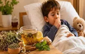 دمنوش برای سرفه کودک