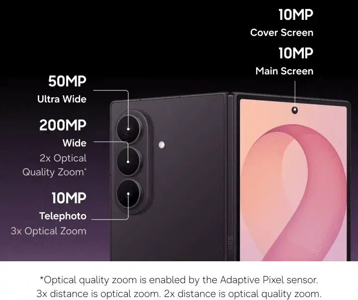 دوربین Galaxy Z Fold 8 Ultra
