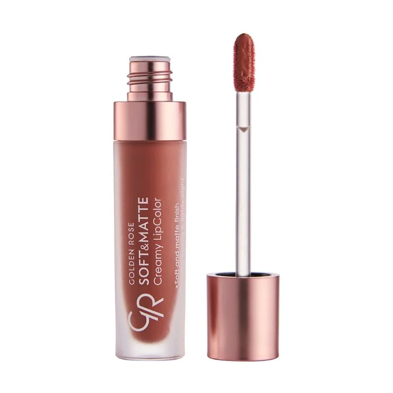 رژ لب مایع گلدن رز مدل soft matte شماره 118