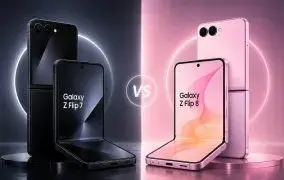 مقایسه گلکسی Z Flip 8 با گلکسی Z Flip 7