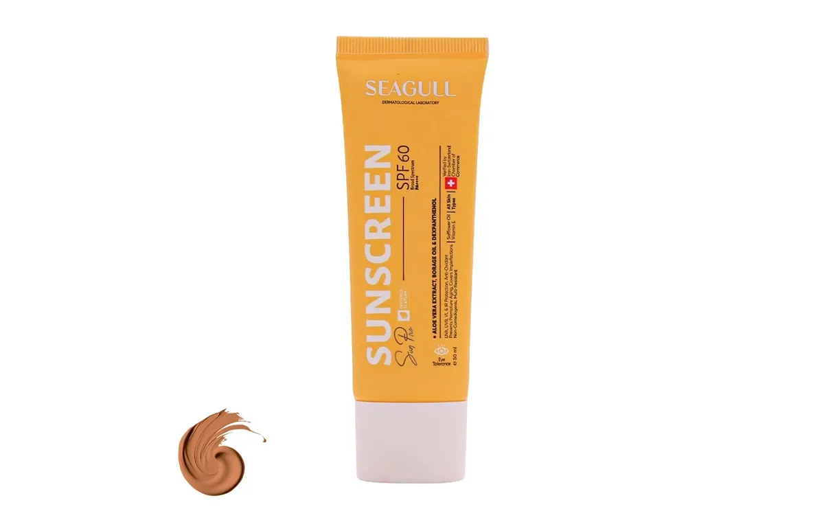 کرم ضد آفتاب رنگی SPF60 سیگل مناسب پوست چرب