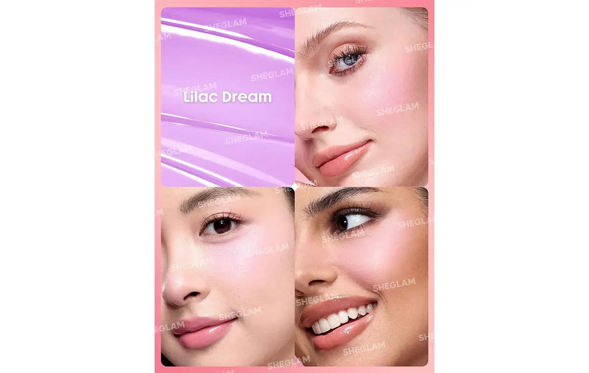 رژگونه مایع شیگلم رنگ Lilac Dream