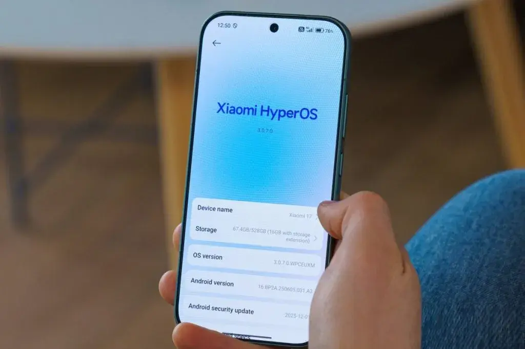 Android 16 و رابط کاربری HyperOS 3