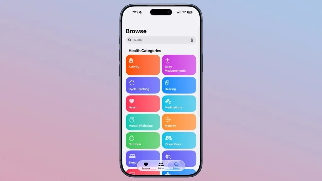 طراحی جدید Health در iOS 27