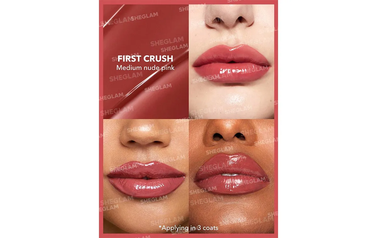 لیپ پلامپر شاین شیگلم رنگ First Crush