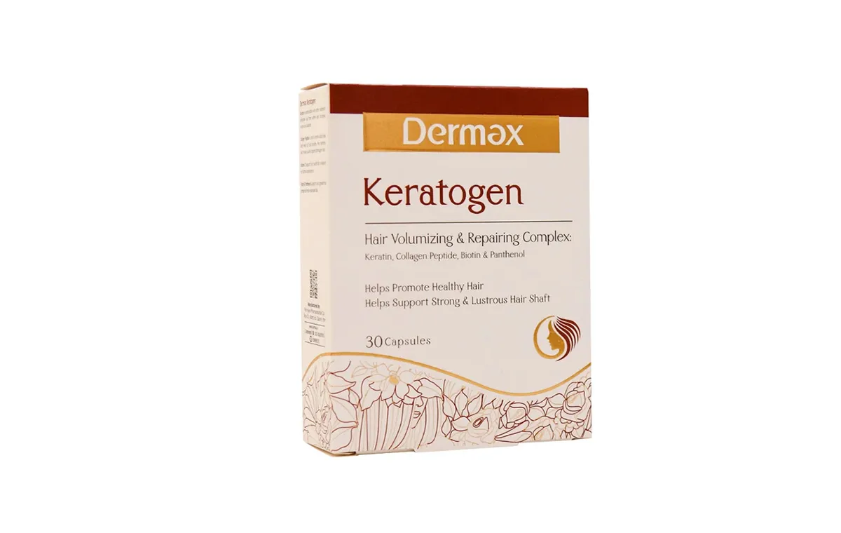 کپسول تقویت و ترمیم مو درمکس مدل Keratogen