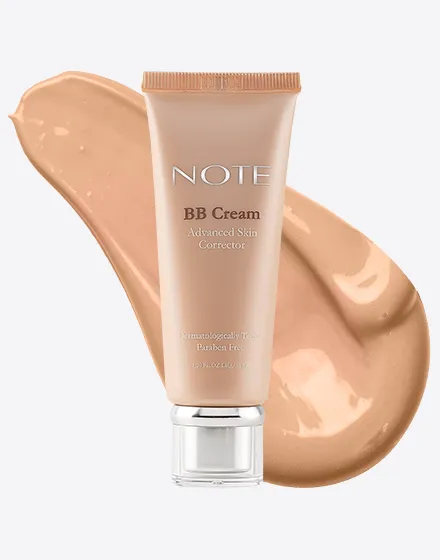 رنگبندی کرم پودر نوت مدل BB Cream