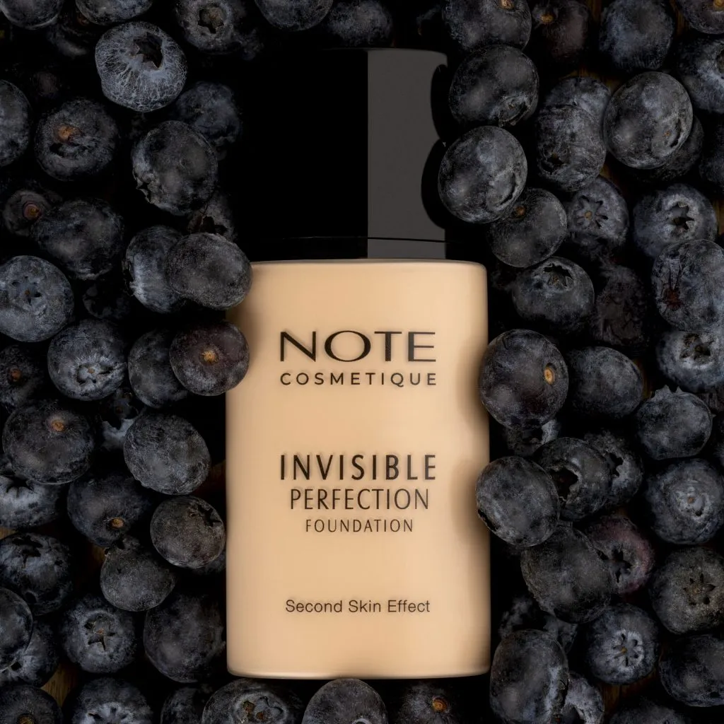 رنگبندی کرم پودر نوت مدل Invisible Perfection Foundation
