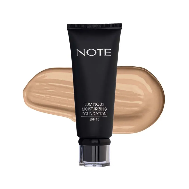 رنگبندی کرم پودر نوت مدل Luminous Moisturizing Foundation