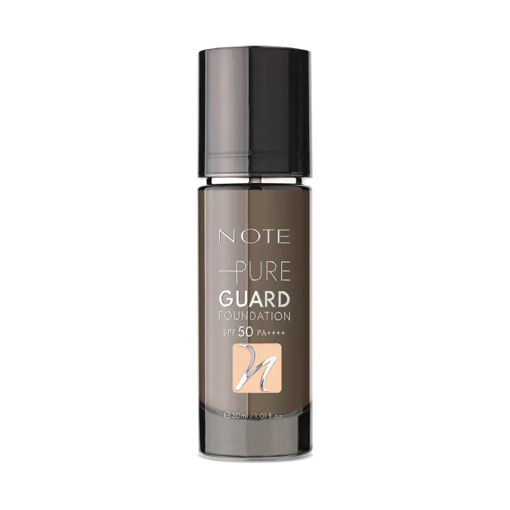 رنگبندی کرم پودر نوت مدل Pure Guard Foundation