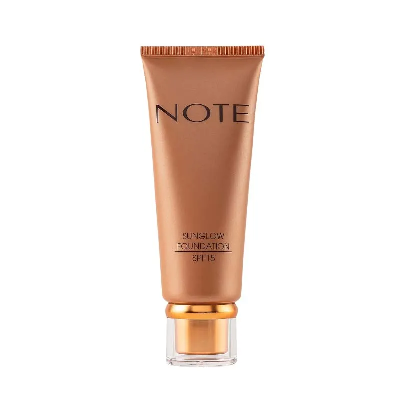 رنگبندی کرم پودر نوت مدل Sun Glow Foundation