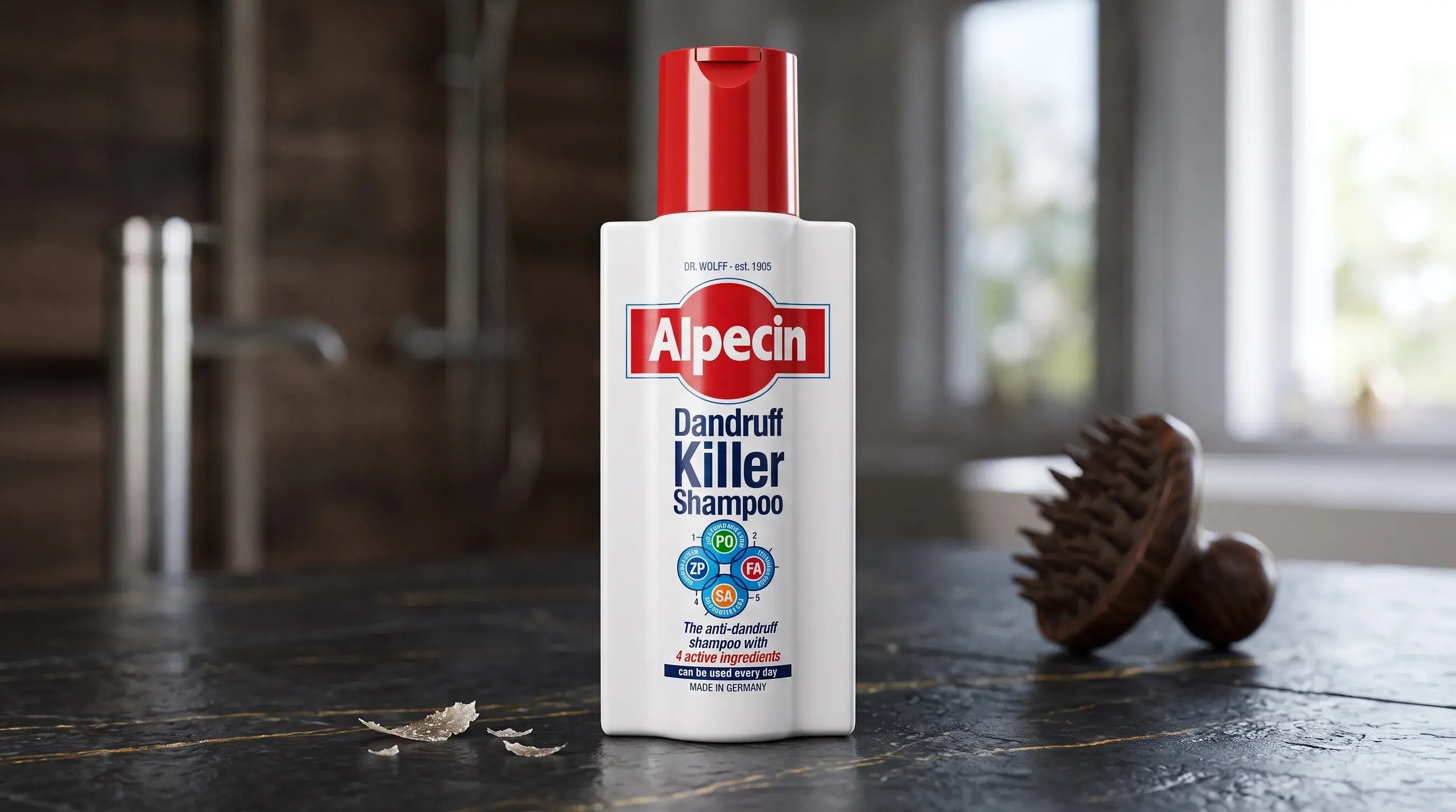 شامپو ضد شوره آلپسین مدل Dandruff Killer بهترین شامپو برای رفع بوی بد سر