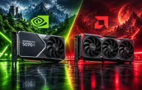مقایسه RTX 5070 Ti با RX 9070 XT