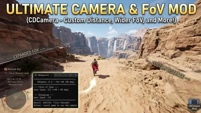 ماد دوربین Crimson Desert
